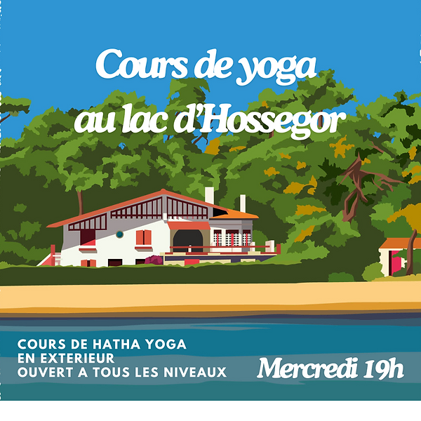 Cours de yoga au Lac d'Hossegor