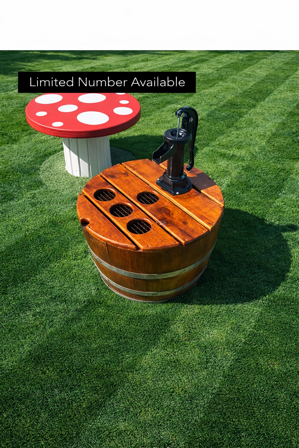Water Barrel and Toadstool Combo
