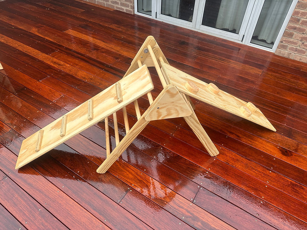 Pikler Triangle Ramp and Wall/Slide Combo | HSU Products