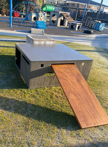 Made to Measure Play Cube Ramp (cubes pictured not HSU) | HSU Products