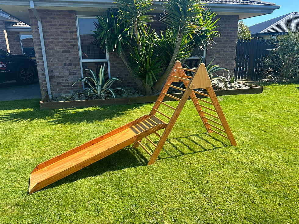 Thumbnail: Giant Deluxe Pikler Triangle and Slide Combo