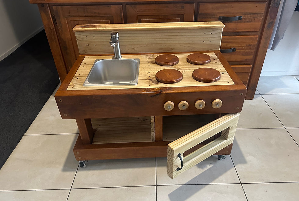 Thumbnail: Mini Deluxe Indoor/Outdoor Deluxe Kitchen with working Tap