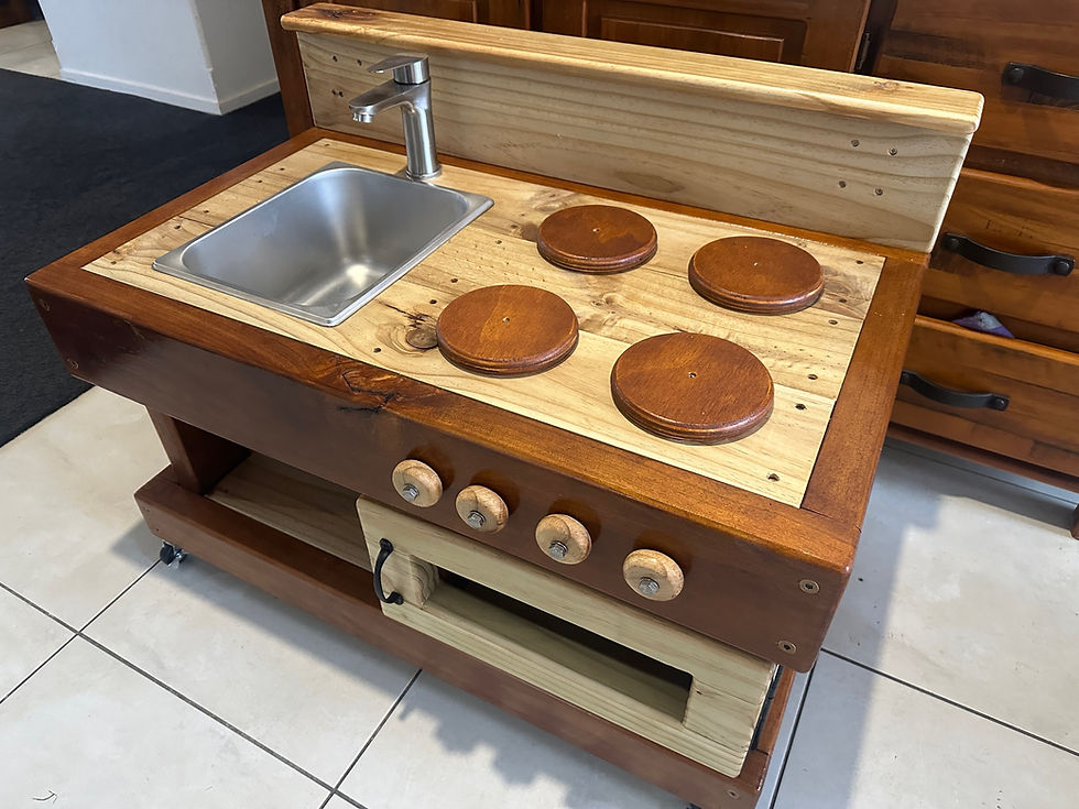 Thumbnail: Mini Deluxe Indoor/Outdoor Deluxe Kitchen with working Tap