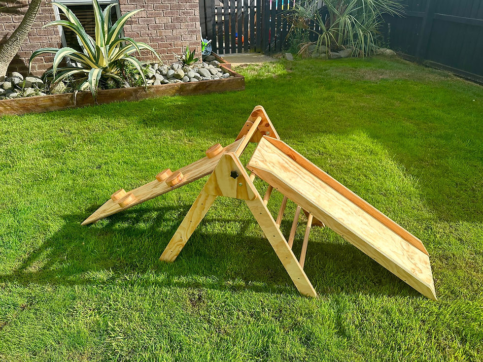 Thumbnail: Pikler Triangle Ramp and Wall/Slide Combo 