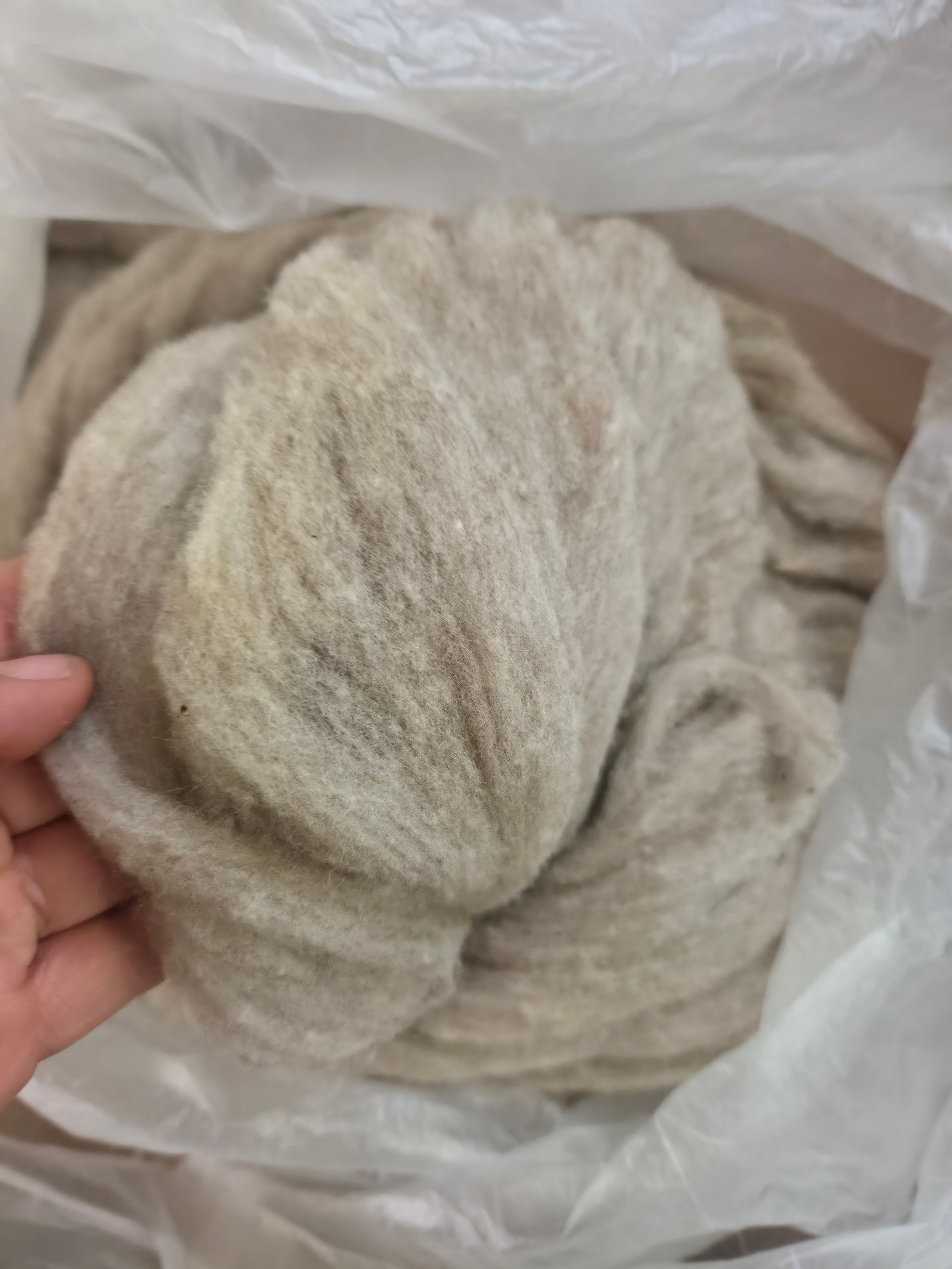 Natural Light Brown CVM/Merino Roving *4 oz.*