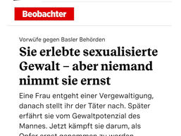 Baslerin sexuell missbraucht und von Ämtern alleingelassen - Spendenaktion gestartet