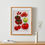 Thumbnail: Types of Tomatoe Illustrated Art Print