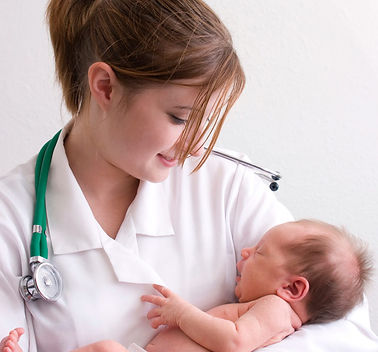 Nurse Holding Baby