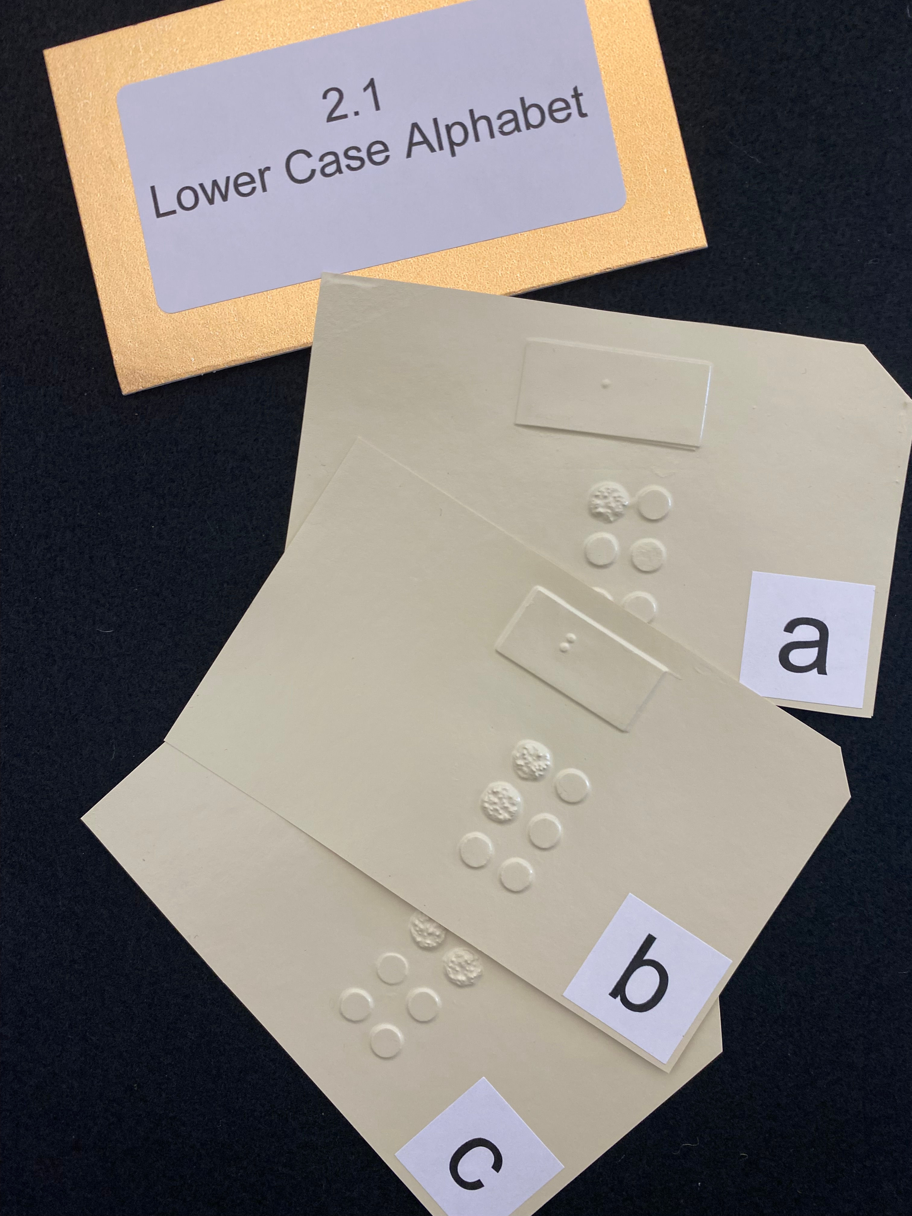 Lower case alphabet