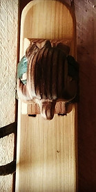 Native American Style Flute Turtle Totem
