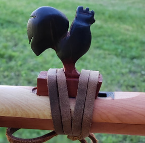 Native American Style Flute Rooster Totem