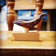 Native American Style Flute Humpback Whale Totem