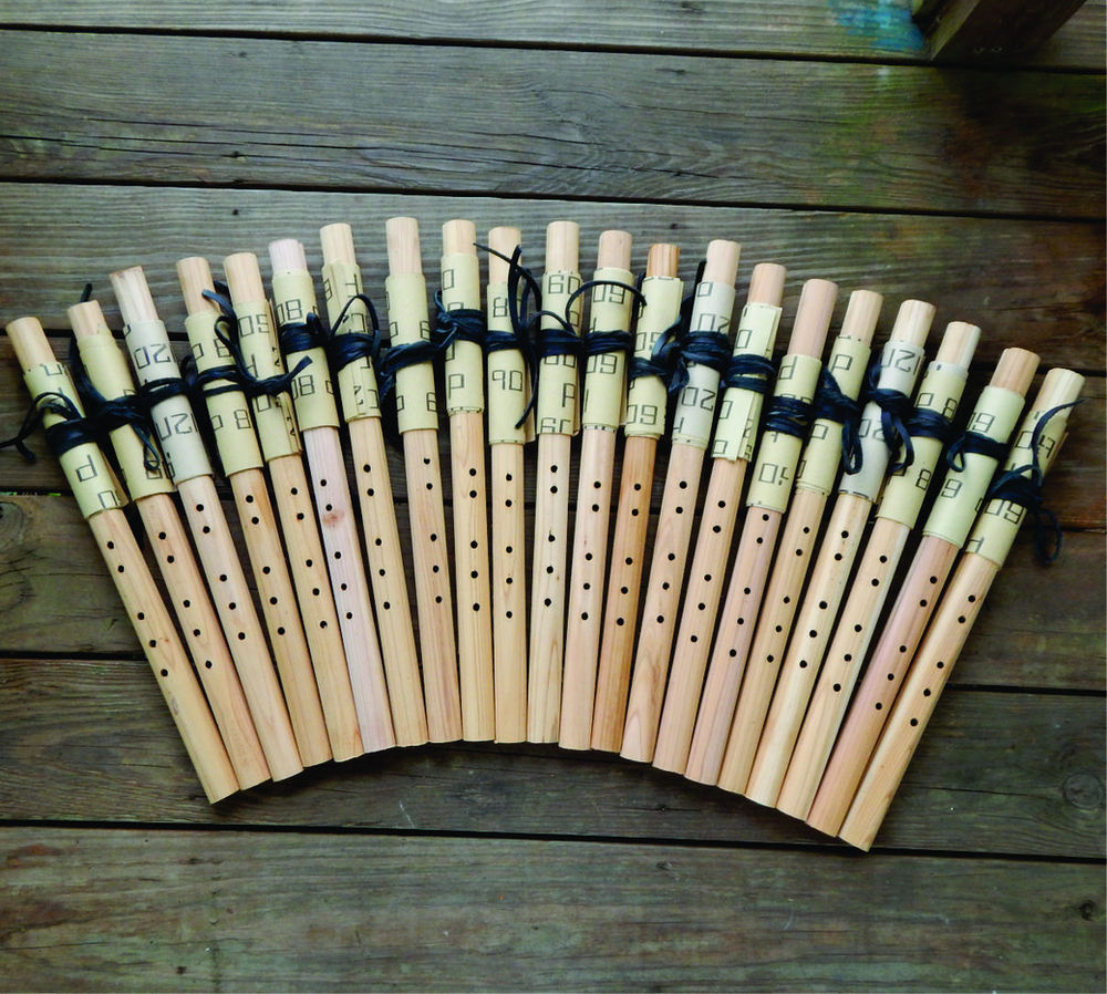 A long week of flute making...