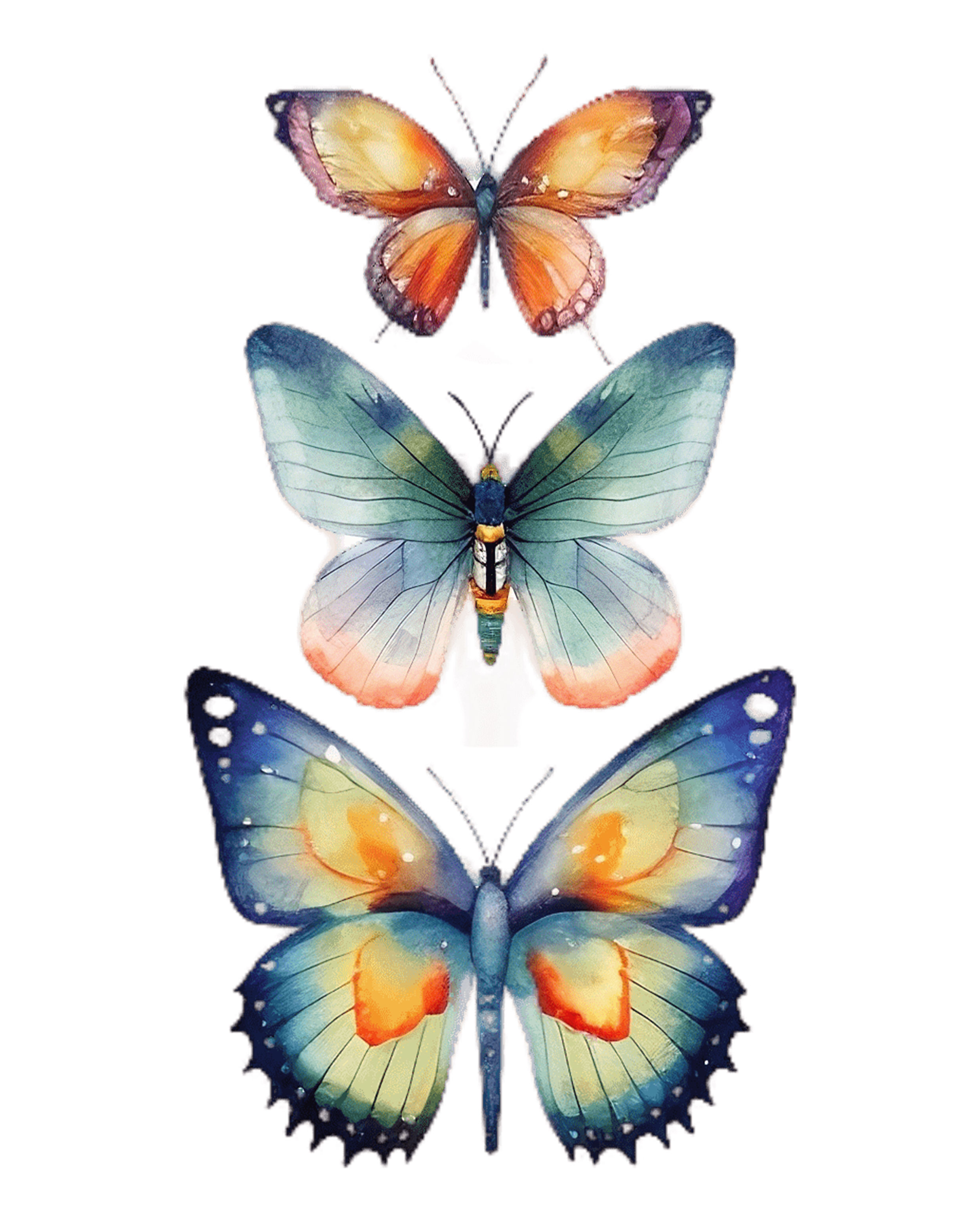 All-In-One Beginner Watercolor Kit - Butterflies