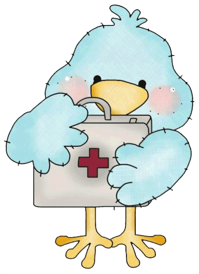 Bird with Medical Box