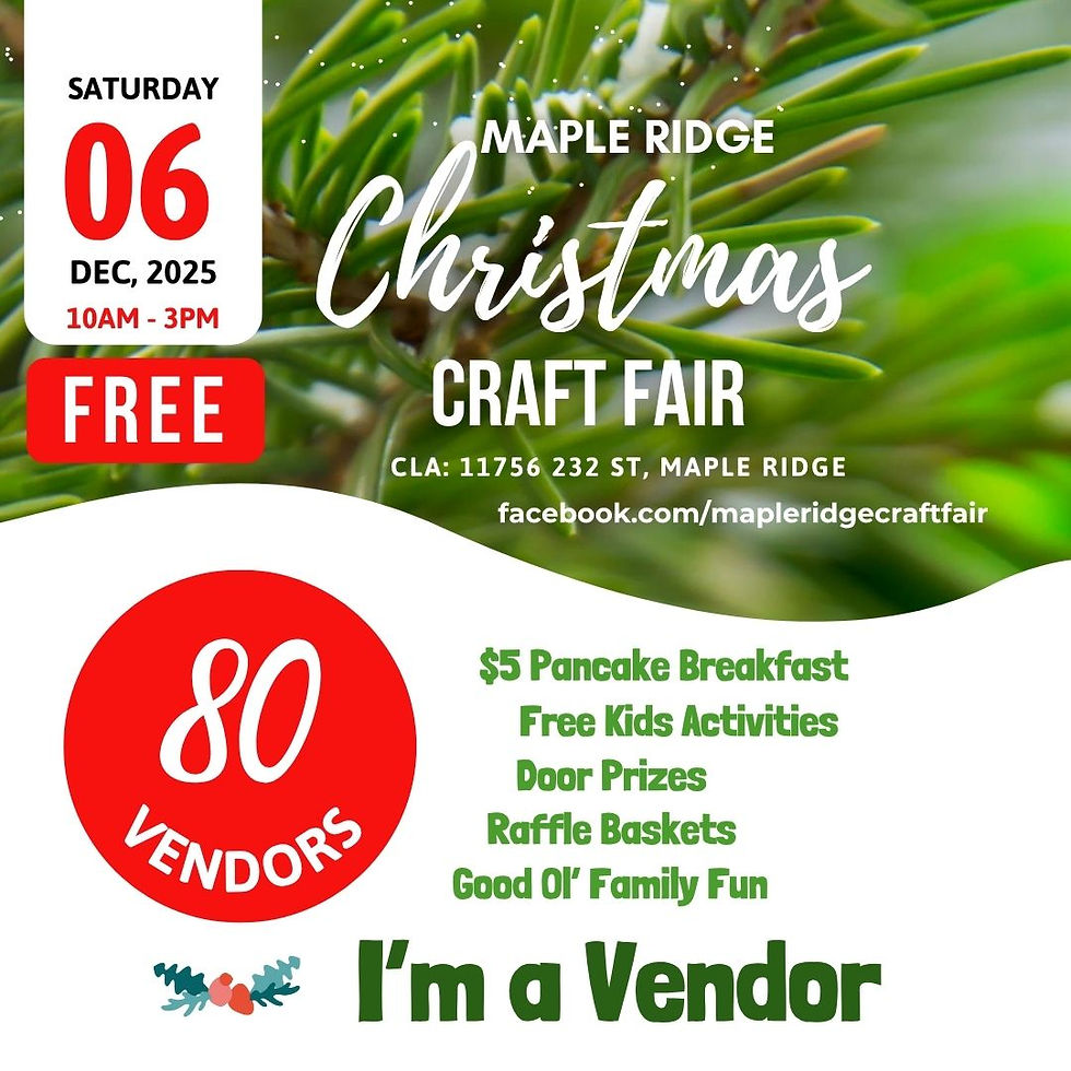 Maple Ridge Craft Fair