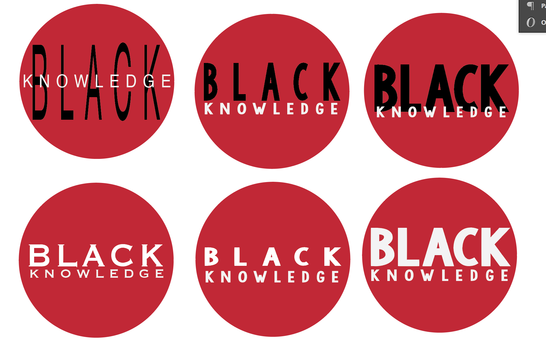 Logo Versions based on brief given