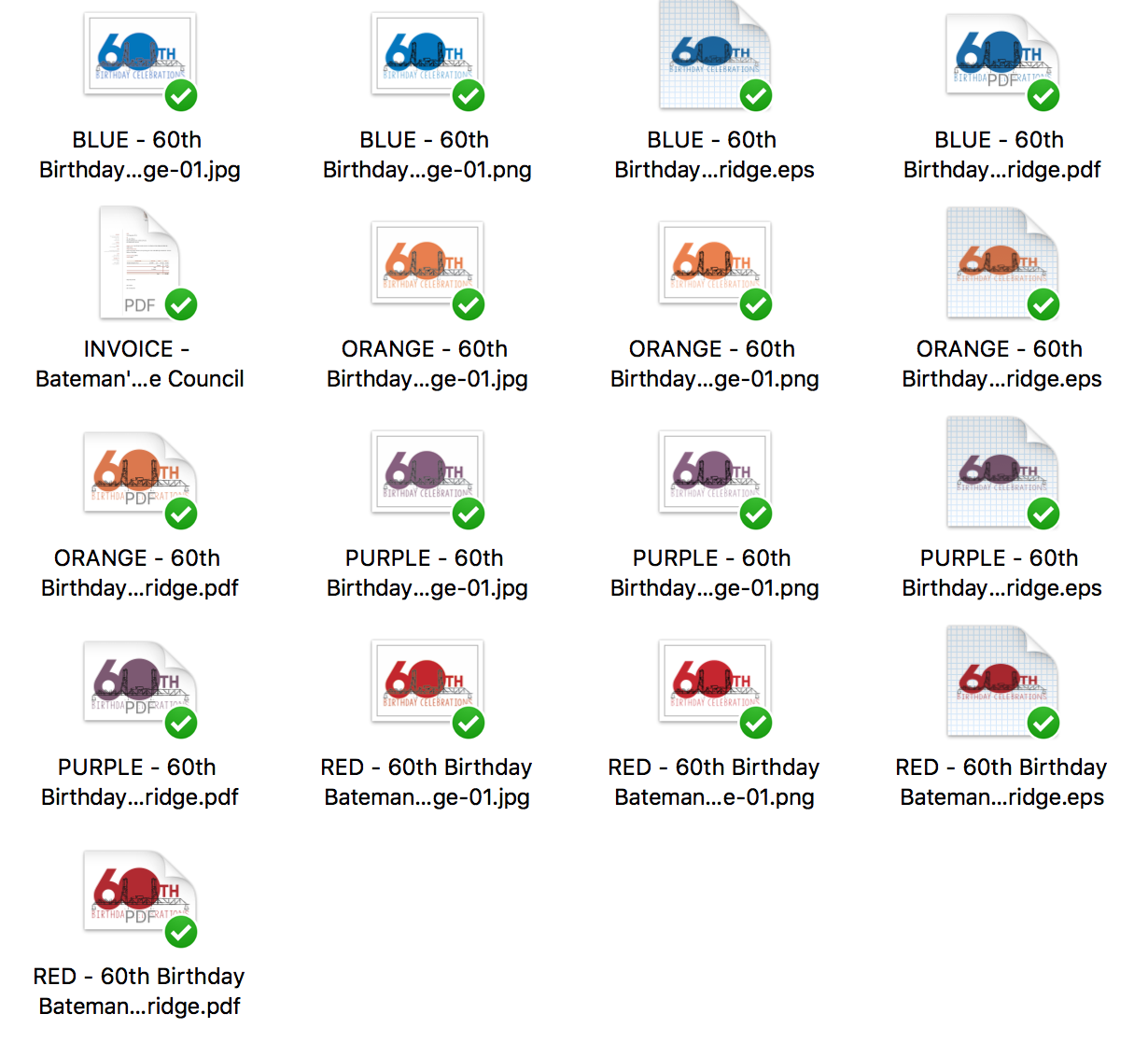 Every format - Exactly as required