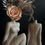 Thumbnail: Peachy Mumma everlasting preserved rose in ceramic lady vase