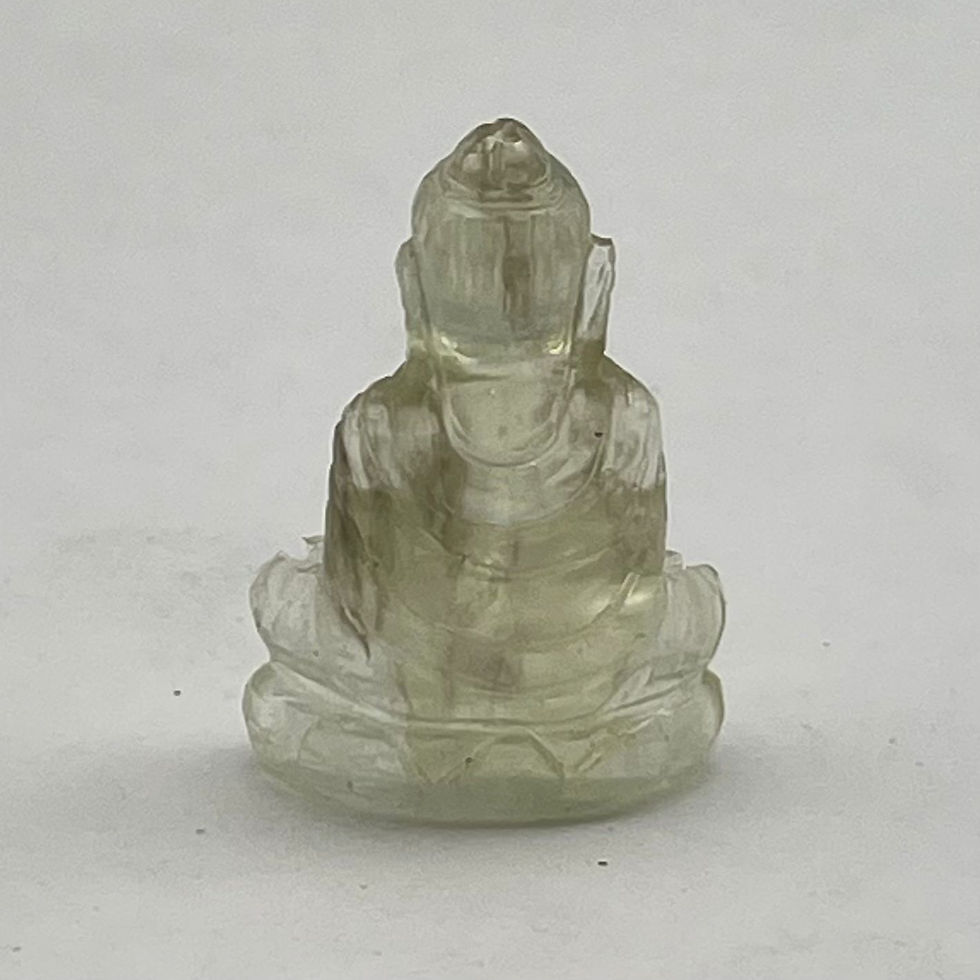 Thumbnail: Lybian Desert Glass buddha Carving MOLDA 15