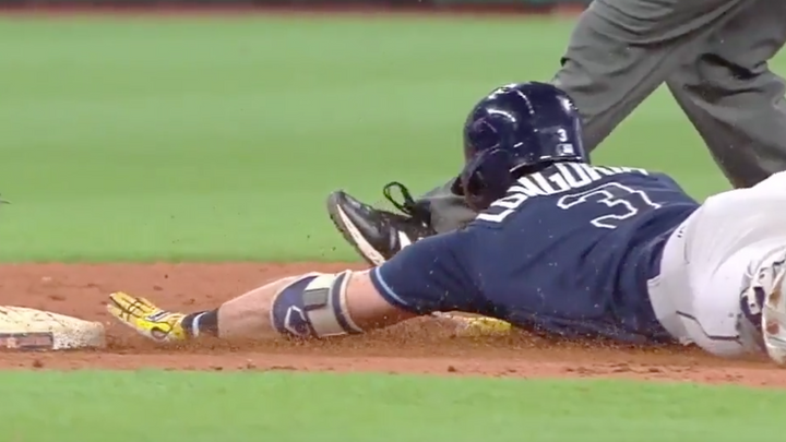 Evan Longoria Hits for Cycle After Replay Review Overturned Call