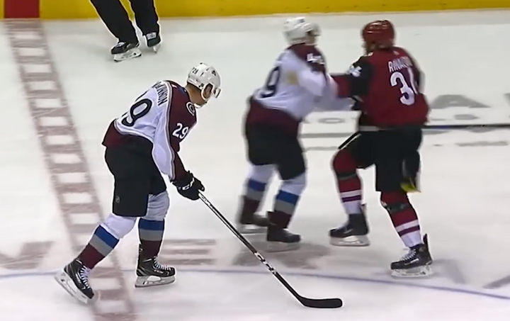 Coyotes Goon Zac Rinaldo Starts Full-On Brawl After Cheap Shot Punch