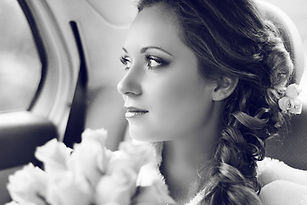 Bride in a Car