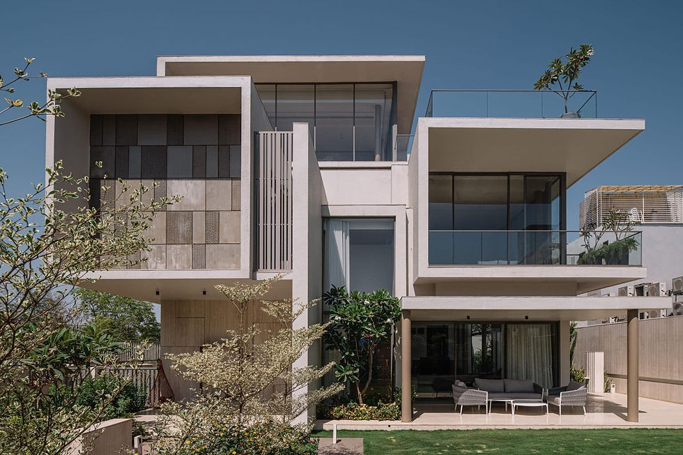 Swing between an indoor–outdoor symphony at this 9,000 sq ft sanctuary in Ahmedabad