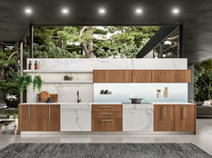 ARAN Cucine's Guadalupe Puts the Real Design Work Behind the Cabinet Door