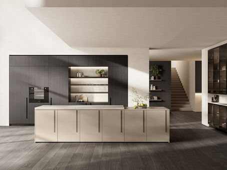 Scavolini's Stilo System by Spalvieri & Del Ciotto Takes a Single Design Language from Kitchen to Bathroom, Built Around the Cylinder