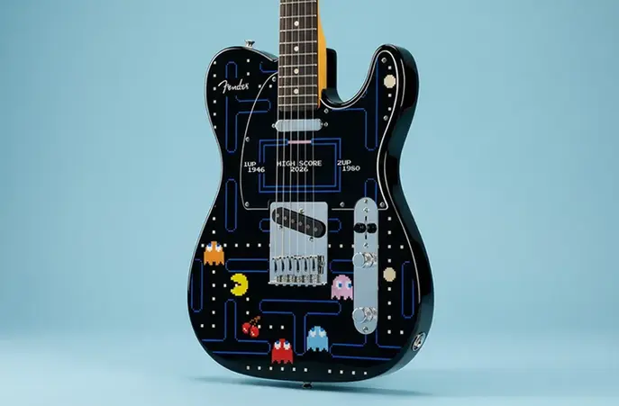 The Limited Edition Fender x PAC-MAN Player II Telecaster Is a Made-to-Order Collector's Guitar at £949