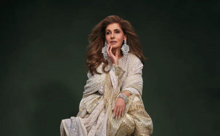 Dimple Kapadia wearing Iconic Jewels by Abu Jani Sandeep Khosla