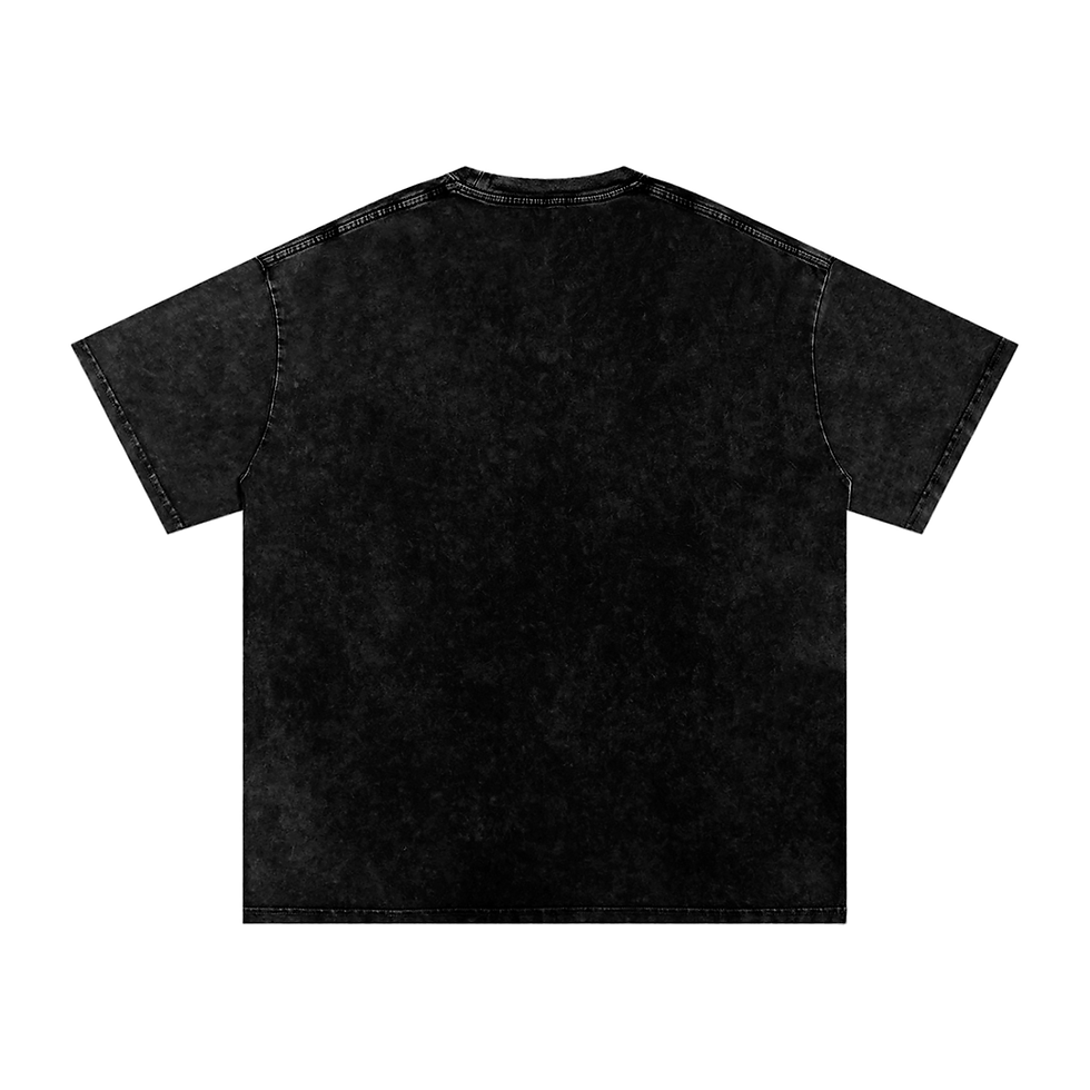 Thumbnail: Green Poet- Snow Washed Oversized Cotton T-Shirt