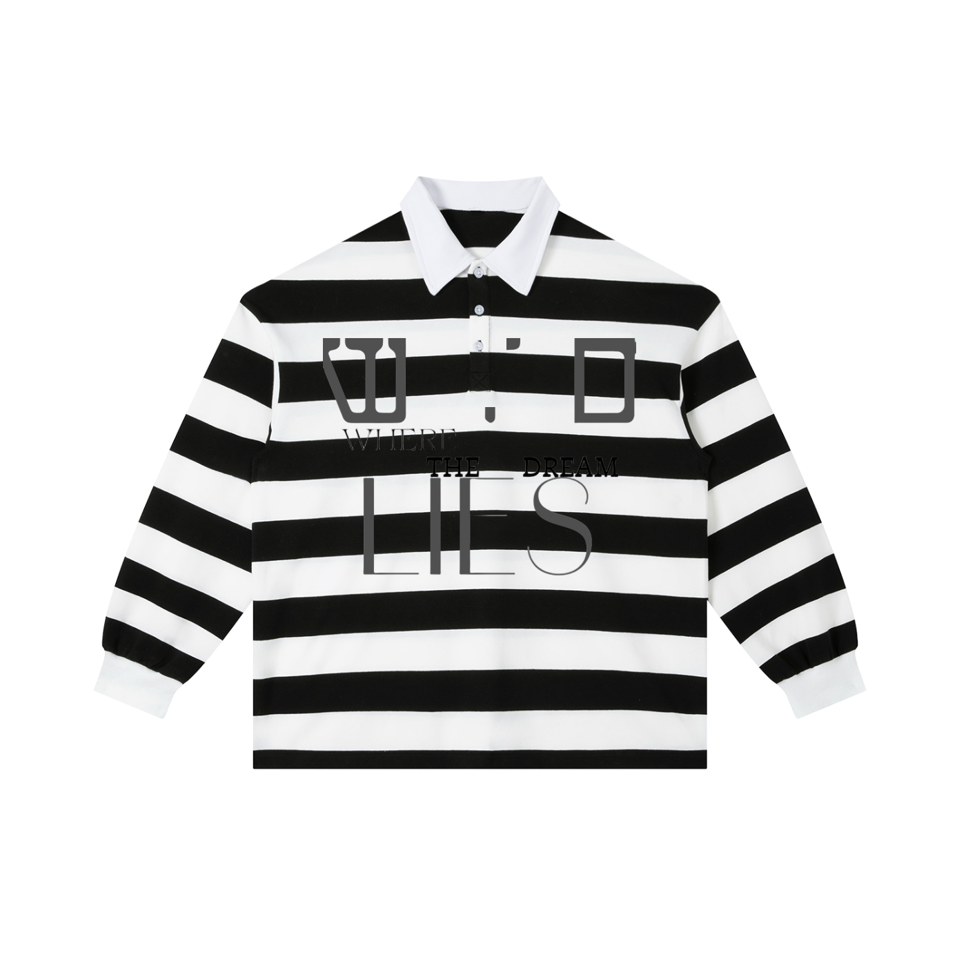 Dont' Bee Jealous- Color Block Stripe Polo Shirt