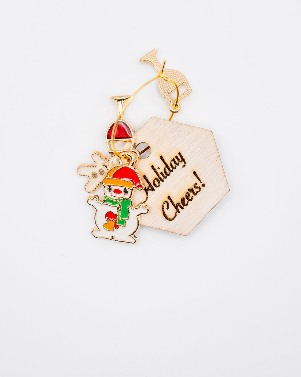 Thumbnail: "Not Just Wine" Wine Charm