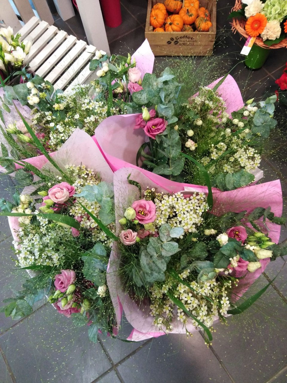 Миниатюра: Эко букет пастельных тонов