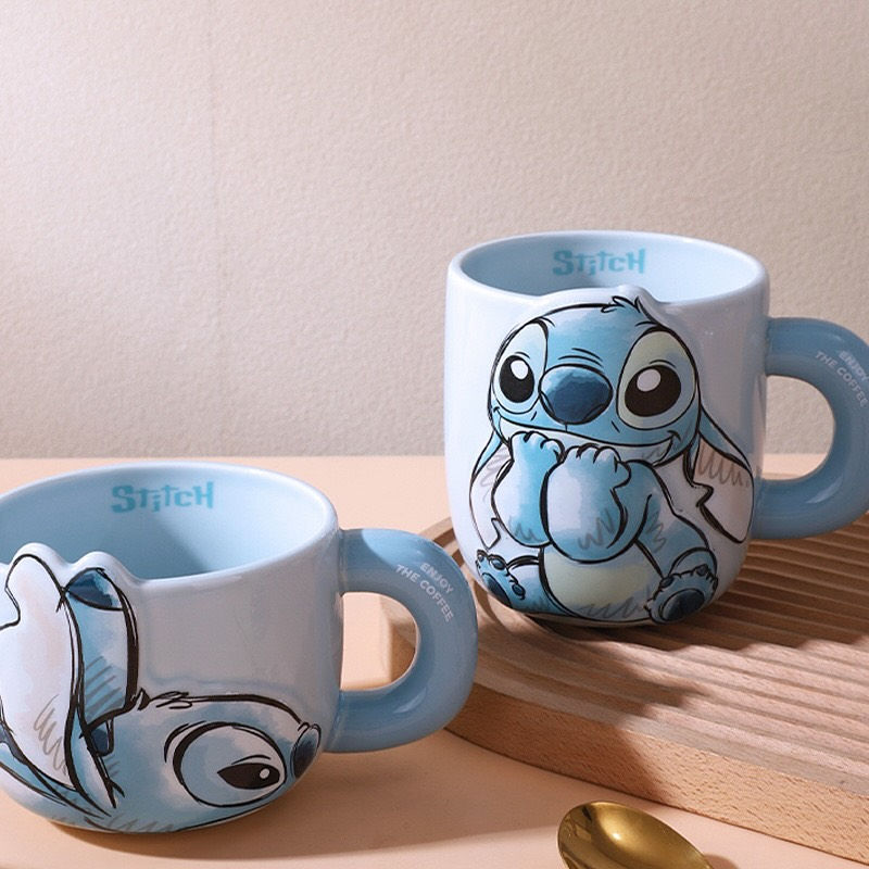 MUG/GELAS KERAMIK STITCH E F