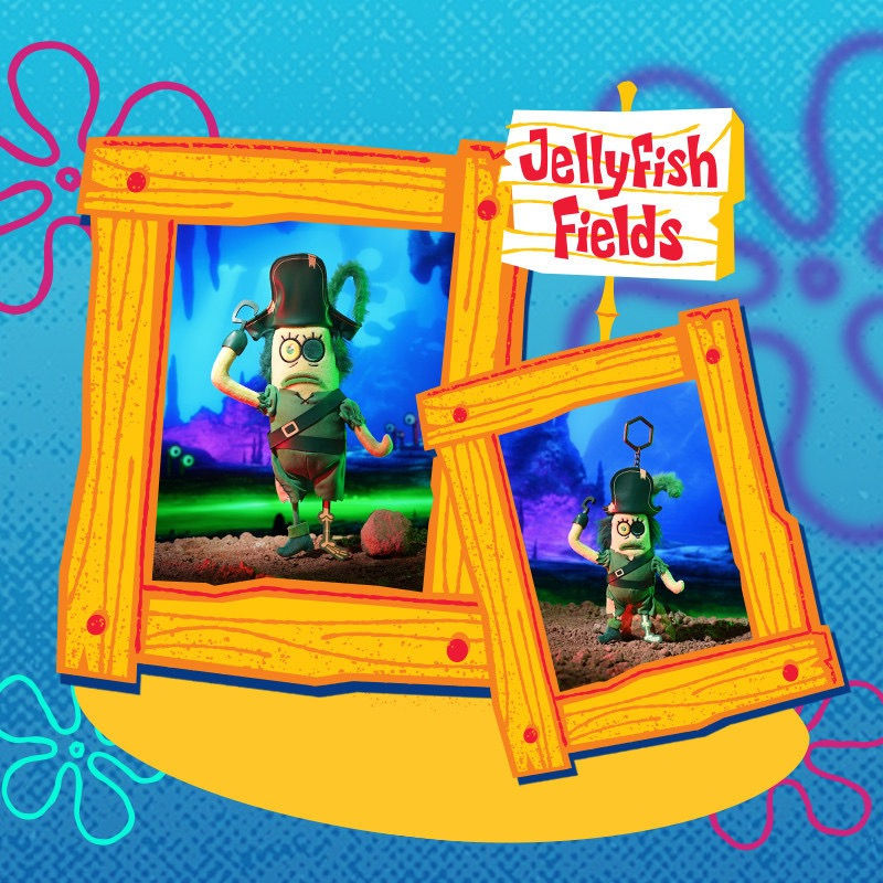 Thumbnail: GANTUNGAN DAN BONEKA SPONGEBOB SQUAREPANTS PIRATES COLLECTION PATRICK FLYING DUT