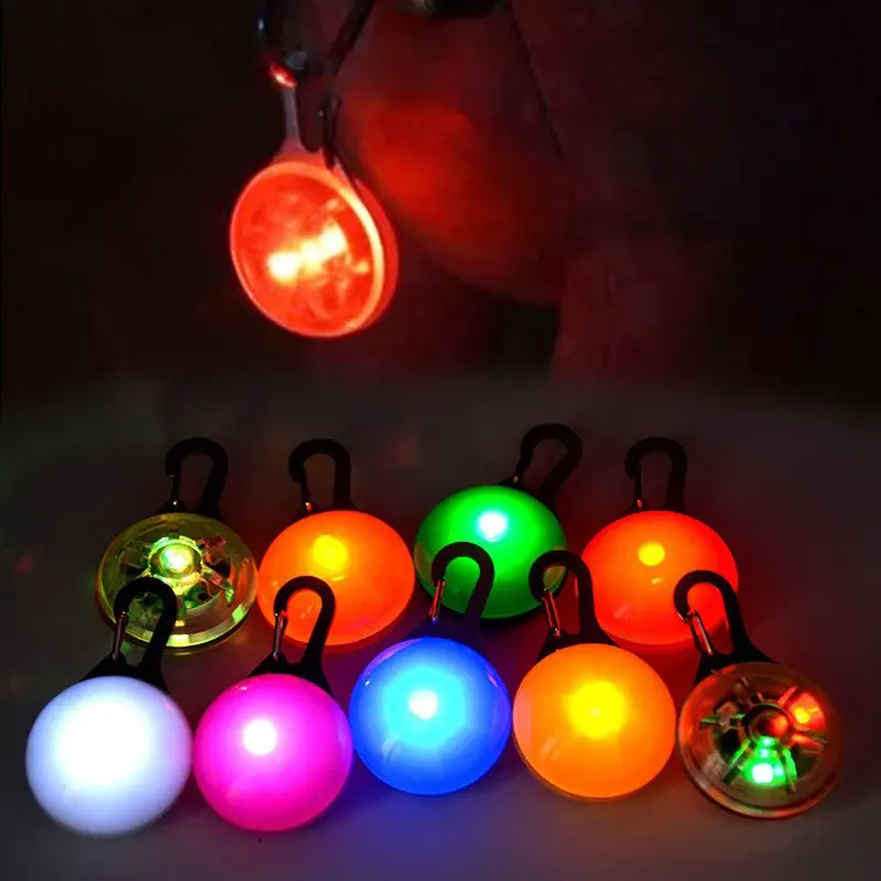 Thumbnail: 1 Led Luminous Dog Cat Collar Glowing Pendant Pet Leads Glow Accessories Bright 