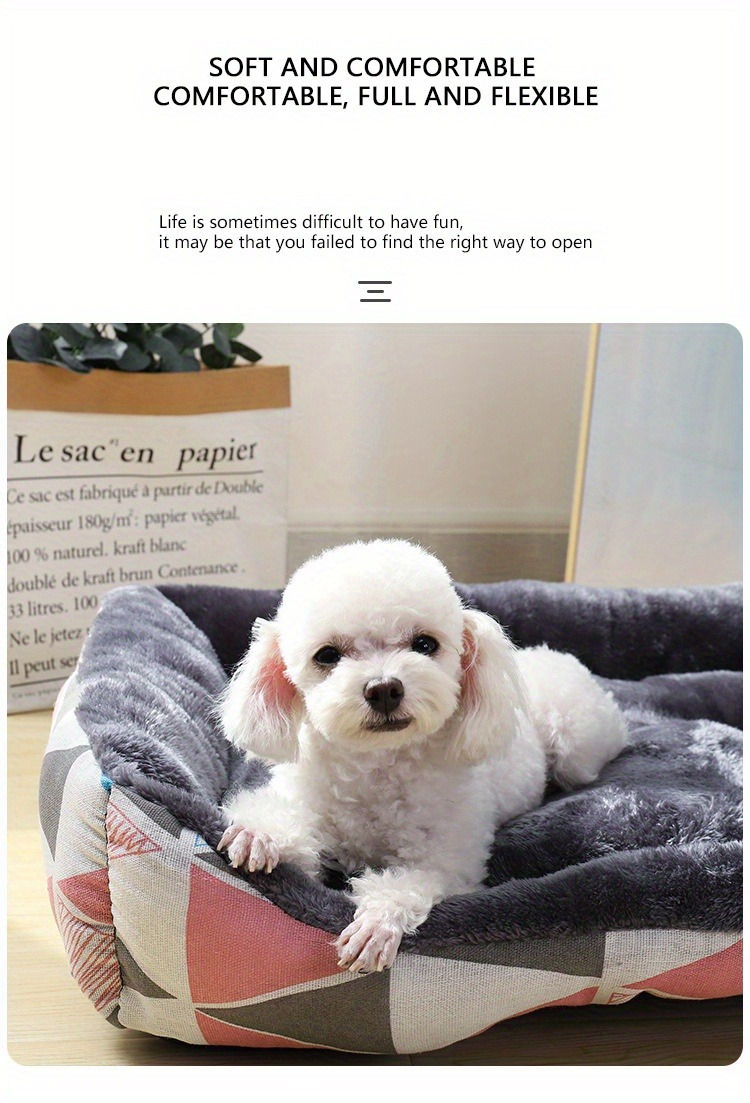 Thumbnail: Pet Dog Bed Sofa Mats Winter Pet Products Coussin Chien Accessories Dogs Basket 