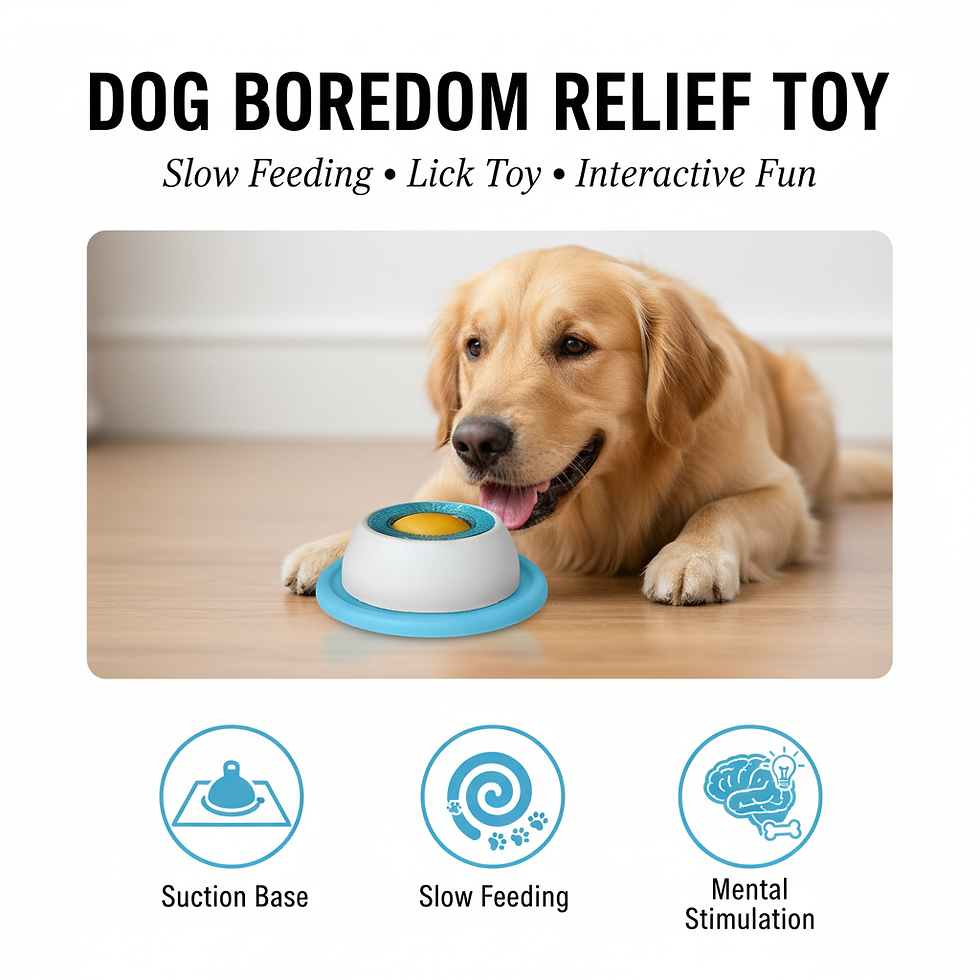 Thumbnail: Pet Lick Toy Slow Bowl Feeder Interactive Pet Toy, Boredom Relief Treat Dispense