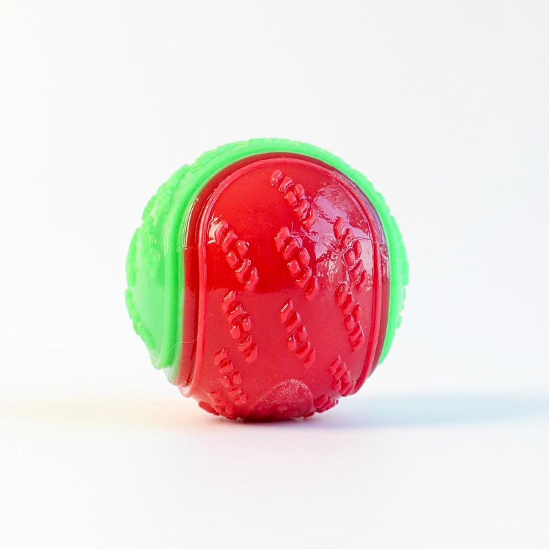 Thumbnail: Dog Chew Ball Toy Drinding Teeth Bite-resistant Silicone Ball Puppy Toy Squeaky 