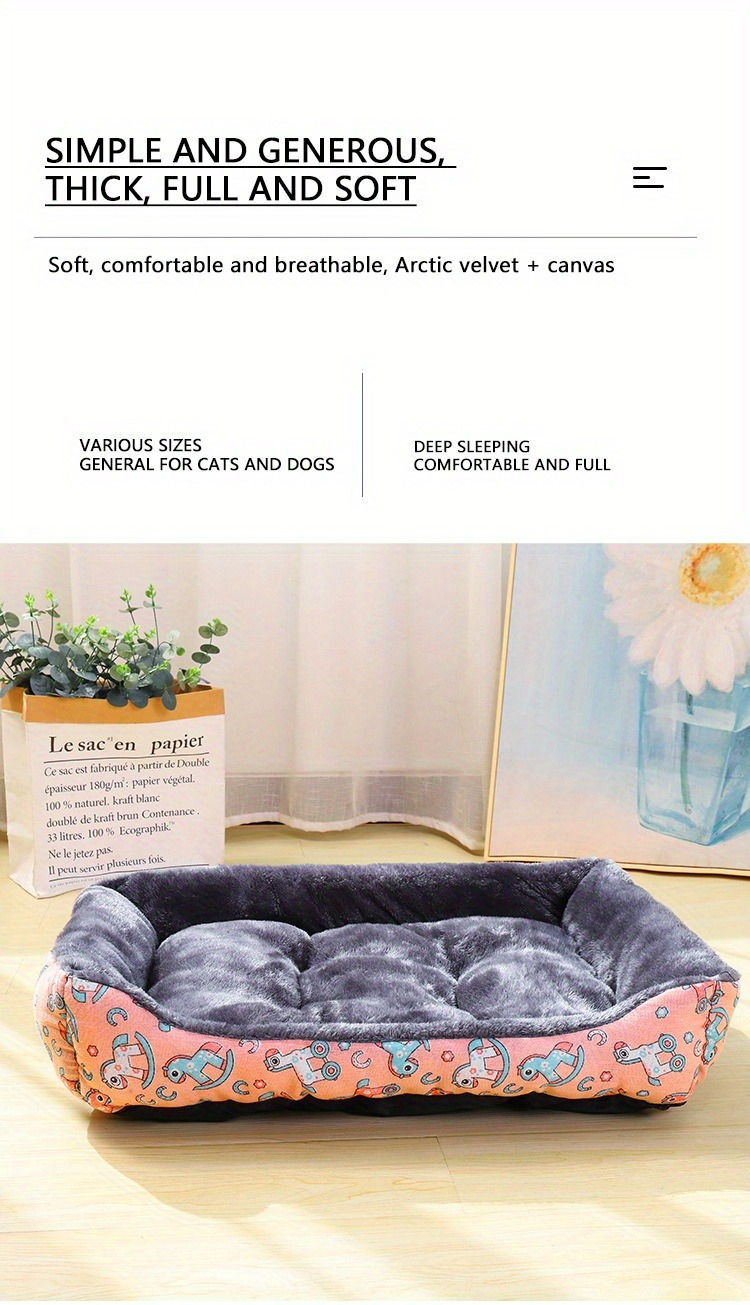 Thumbnail: Pet Dog Bed Sofa Mats Winter Pet Products Coussin Chien Accessories Dogs Basket 