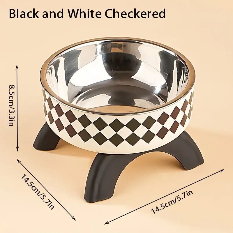 Thumbnail: Stainless Steel Pet Bowl – Anti-Tip Elevated Design with Non-Slip Silicone Bas