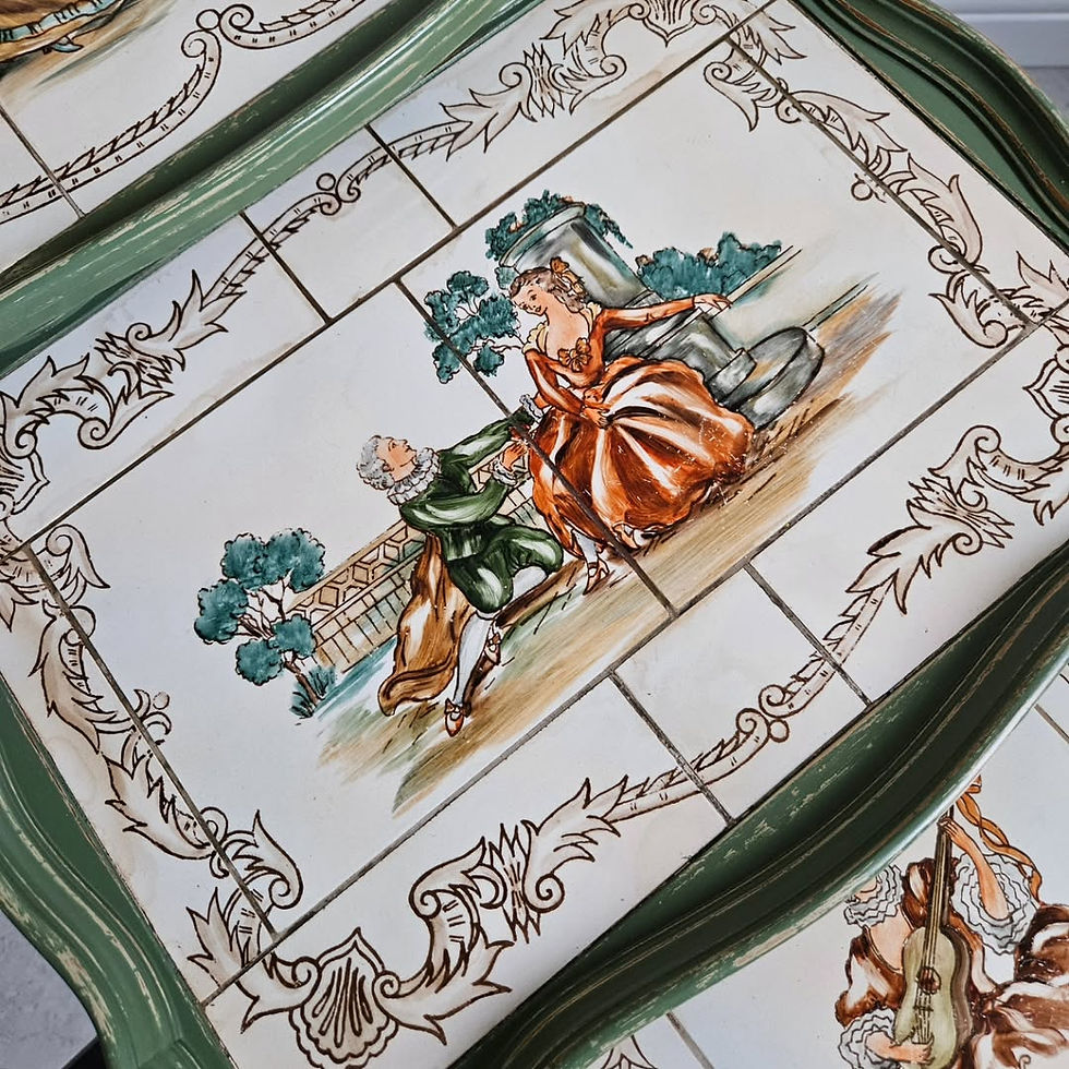 Прев'ю: Комплект столикив з плиткою