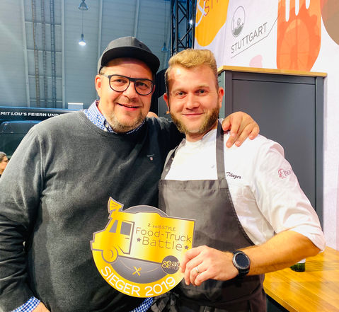 Foodtruck Foodtrucks Foodtruck Coach Klaus P. Wünsch Toni Tänzer Messe Stuttgart eat&style Photo Credit: Ute Wünsch