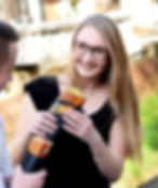 Leckeres COLD CUTS Sub mit Girl im Freien