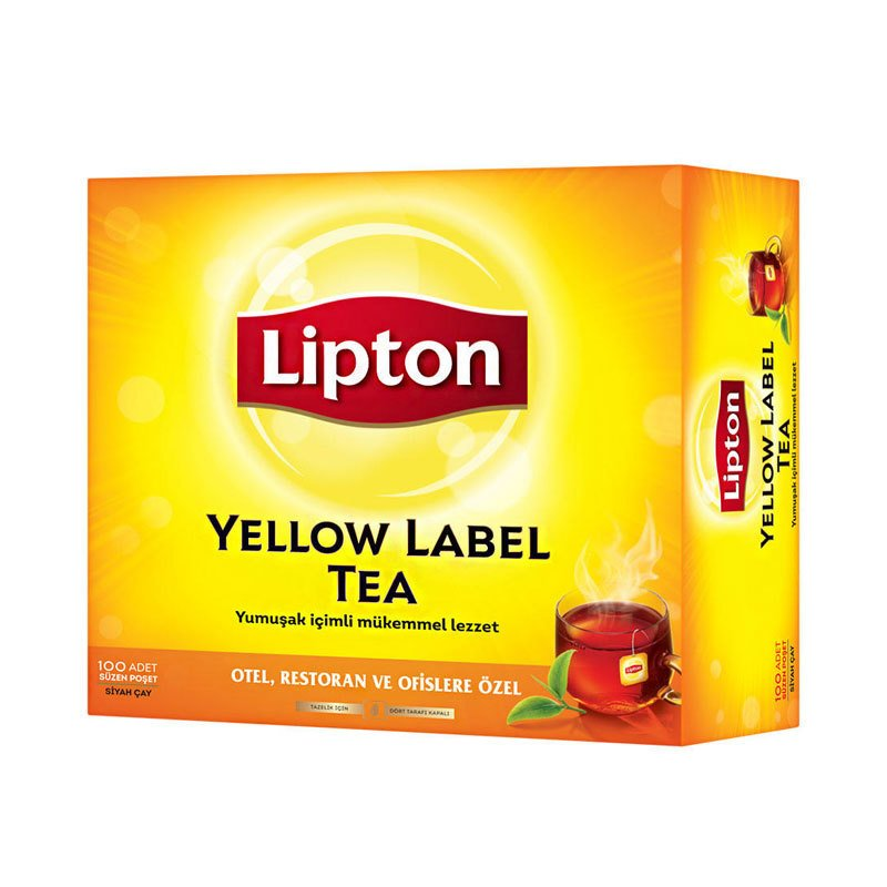 Lipton Yellow Label Bardak Poşet Çay 100'lü Paket