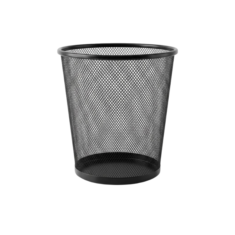 Cassa Perfore Metal File Siyah Çöp Kovası 8940