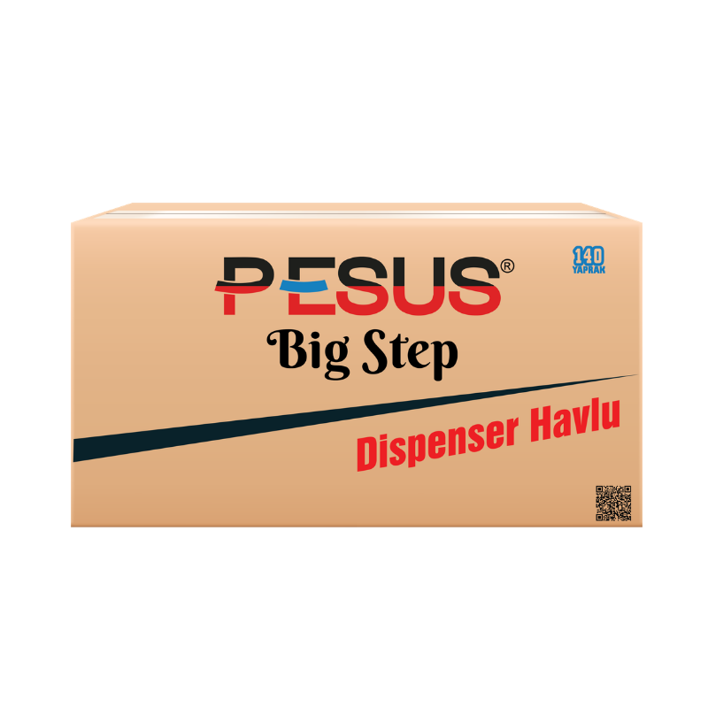 Pesus Big Step Z Katlı Dispenser Havlu 140'Lı 12'li Paket